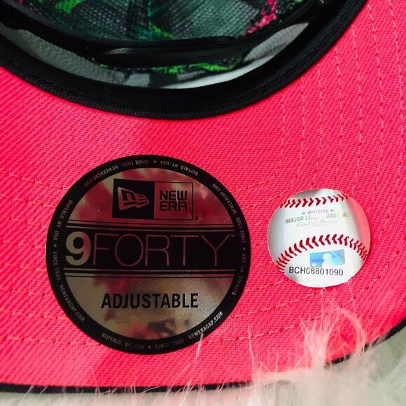 New Era Giants AF Floral Print Trucker Men's Cap‎ Snapback Black One Size - Picture 8 of 9